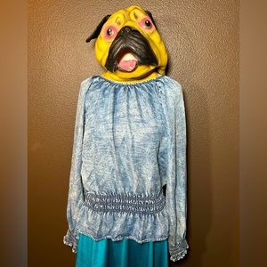 MARC NEW YORK, denim cinch top!!